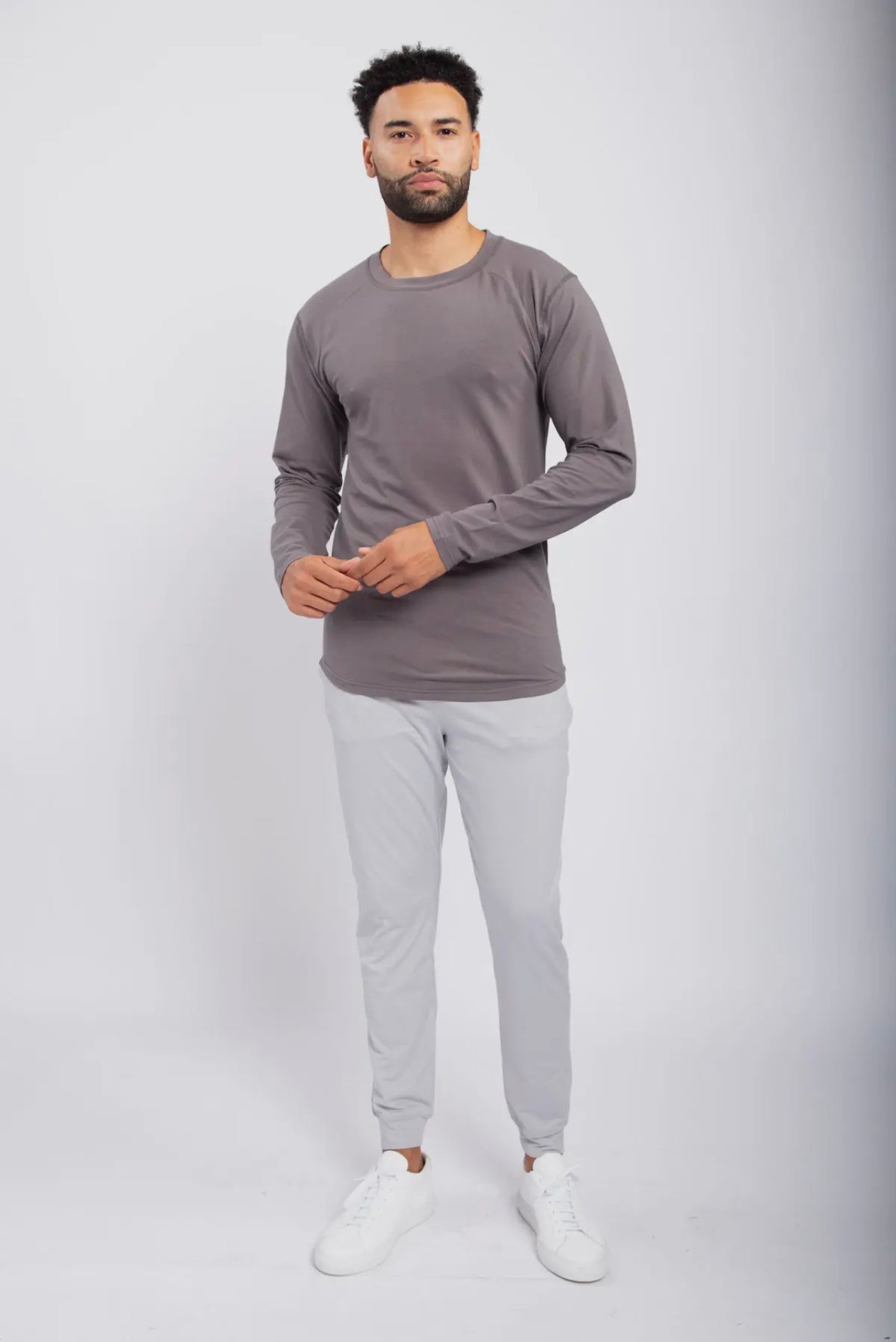 MEN’S PREMIUM CLASSIC CURVED HEM LONG SLEEVE