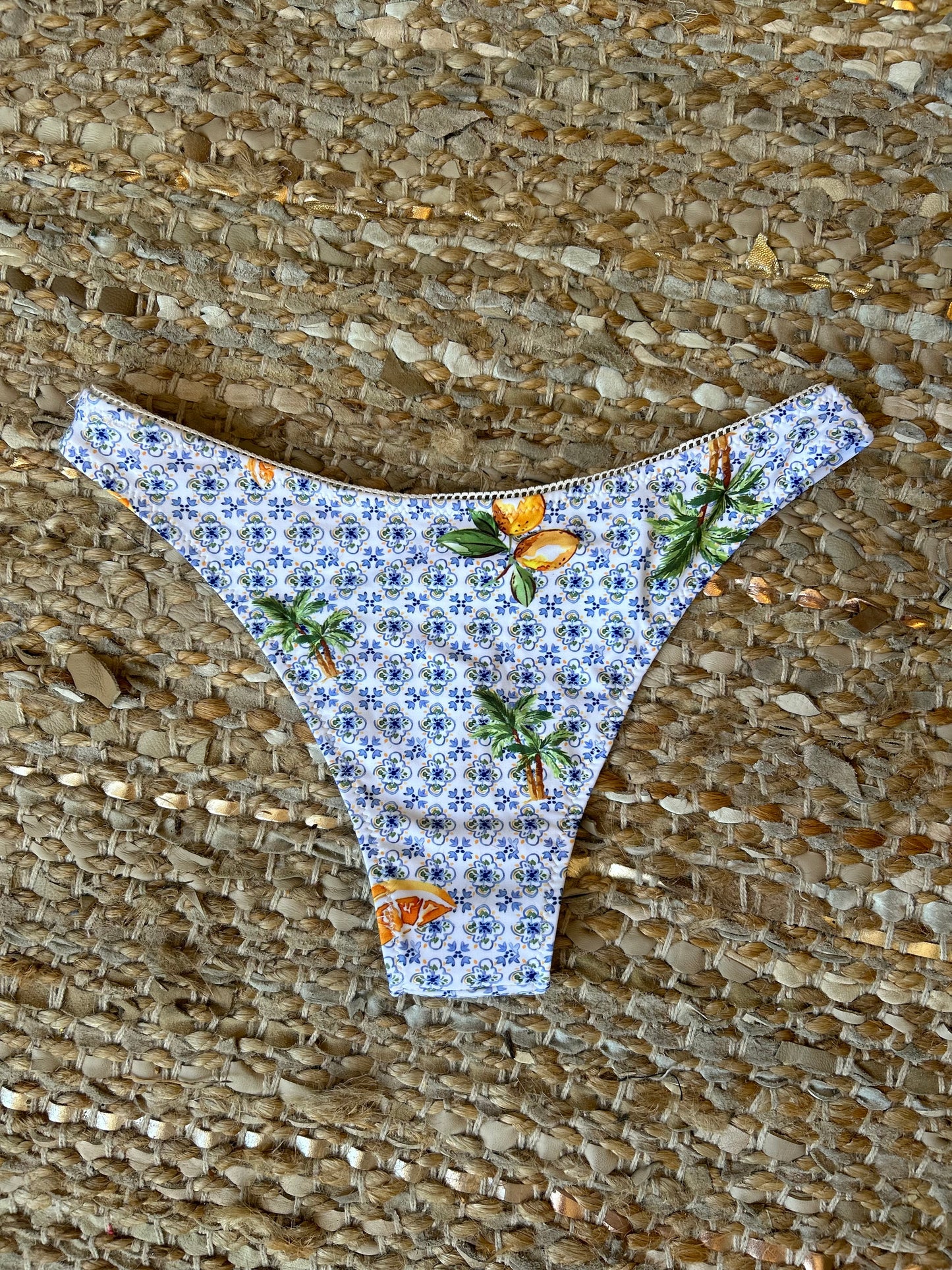 CAPRI LEMON ULTRA SOFT DOUBLE LINED BIKINI BOTTOMS