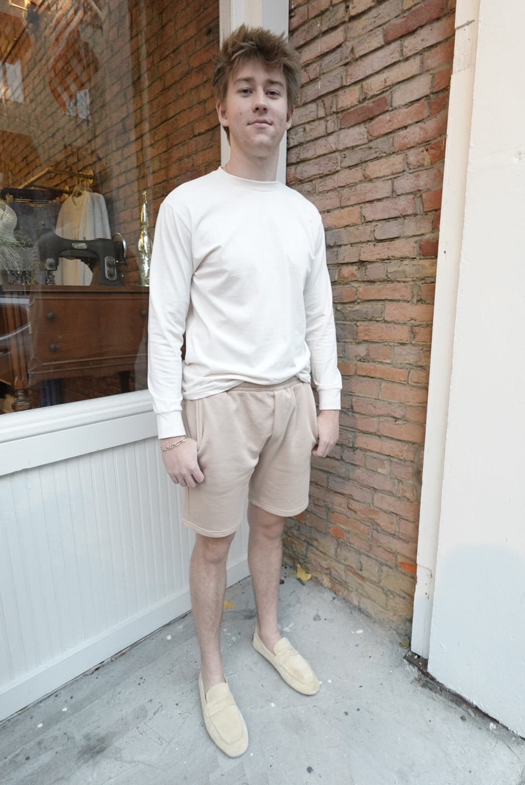 ALEC COTTON TERRY ATHLETIC STREETWEAR SHORTS