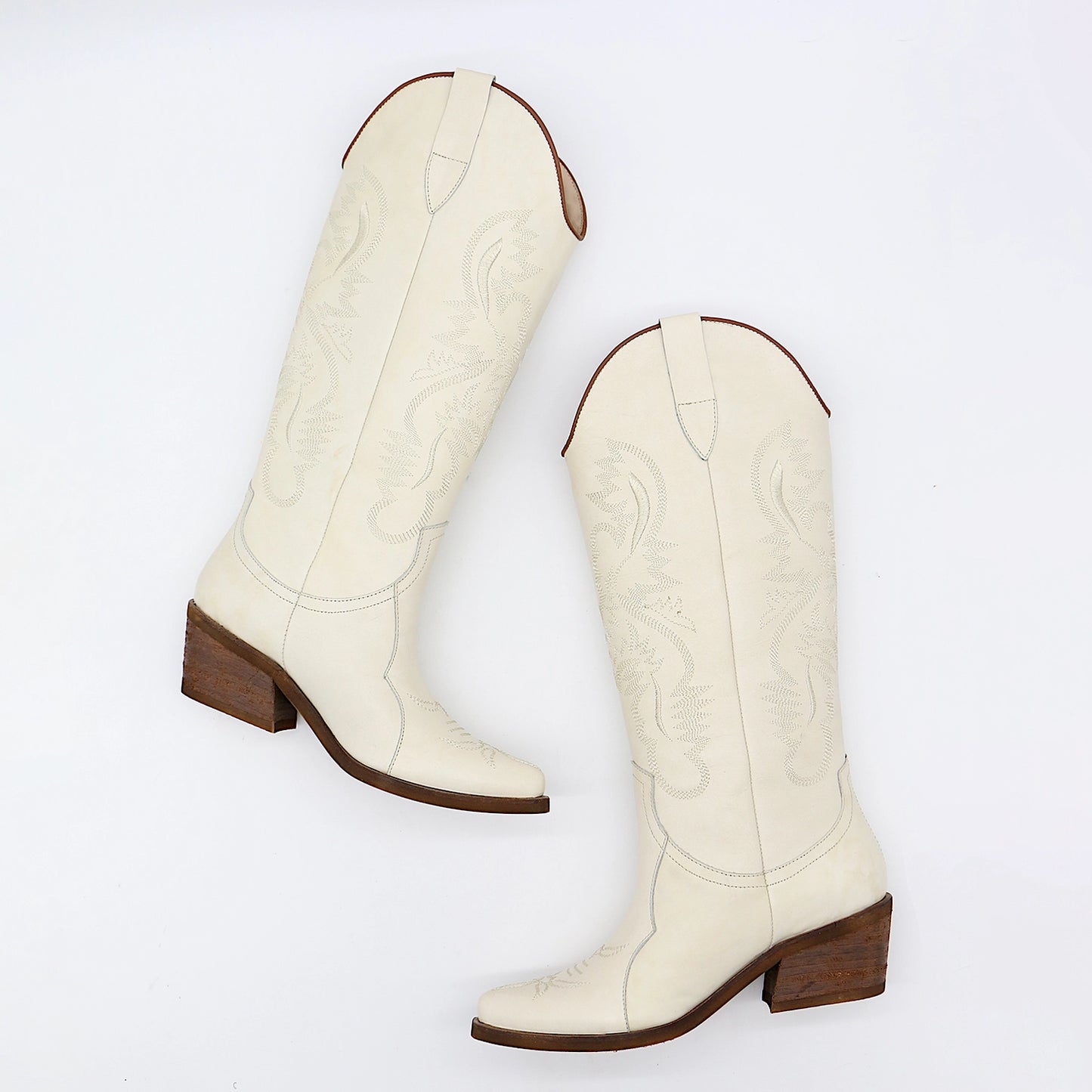 IVORY MOXIE WESTERN COWGIRL BOOTS
