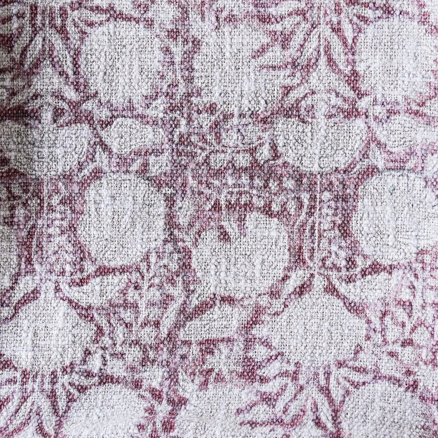 BLUSH MEADOW HANDLOOM COTTON THROW