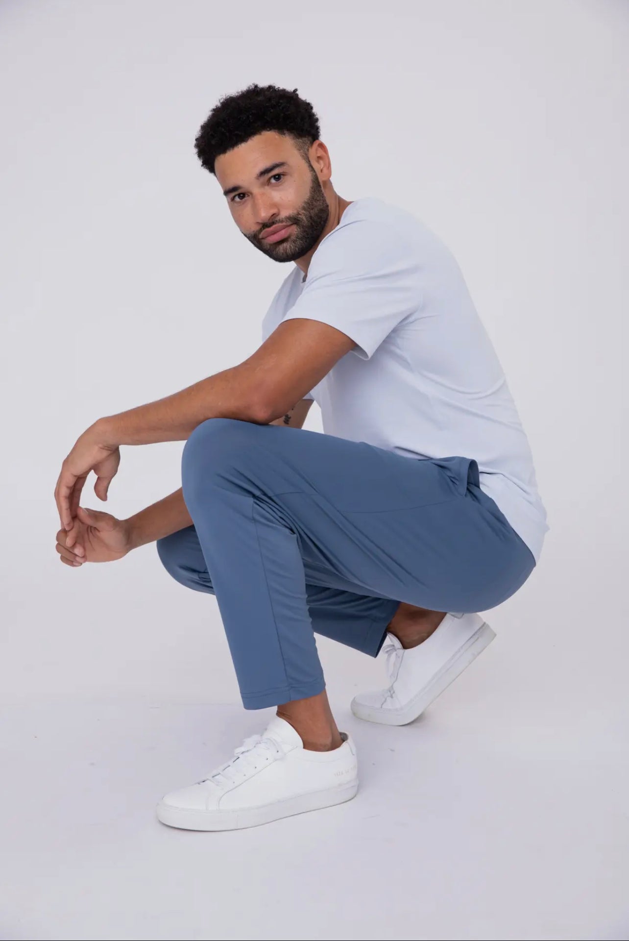 MEN’S AZURE COOL TOUCH ACTIVE DRESSY JOGGERS