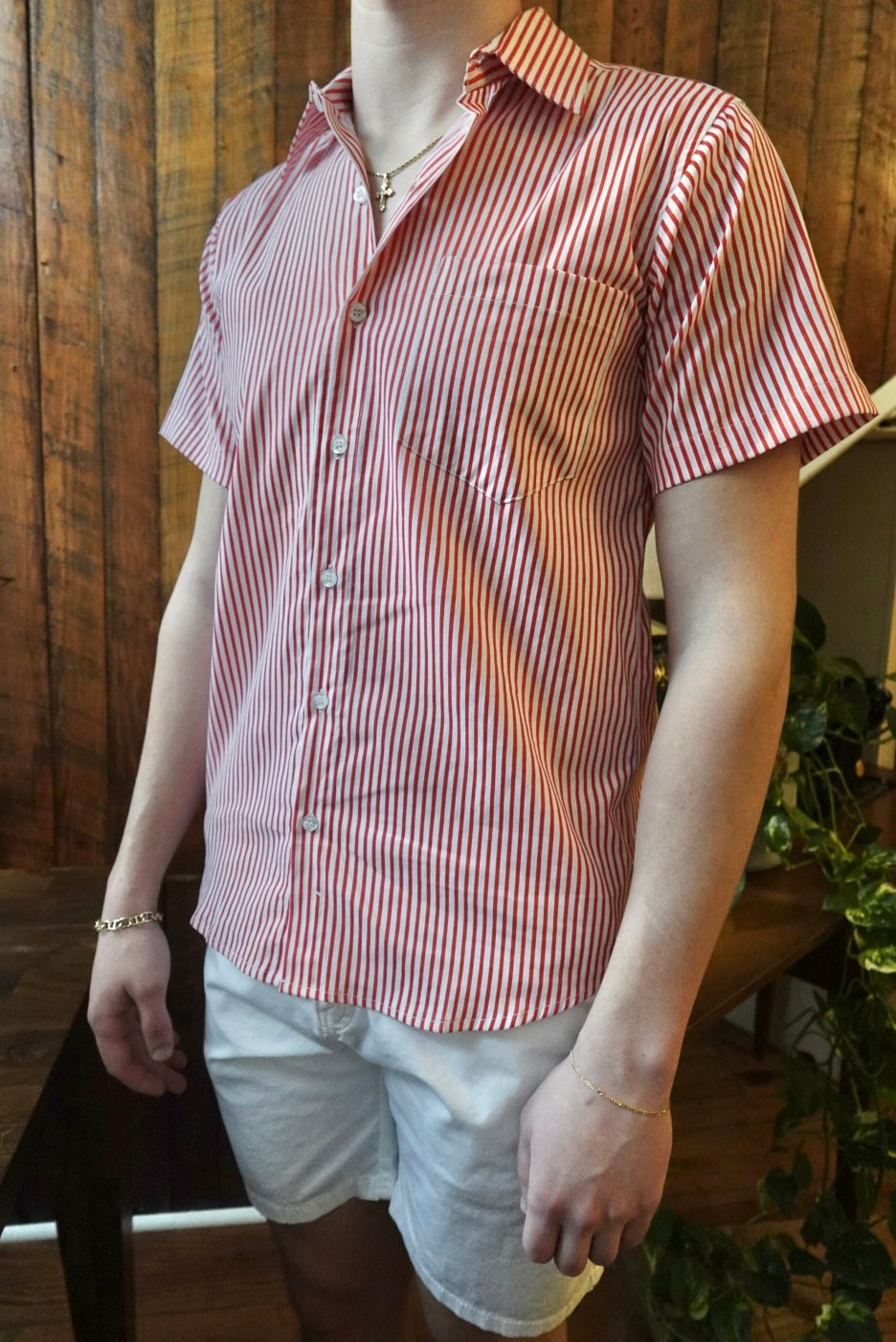 EASY TIDE SHORT SLEEVED RELAXED BUTTON DOWN