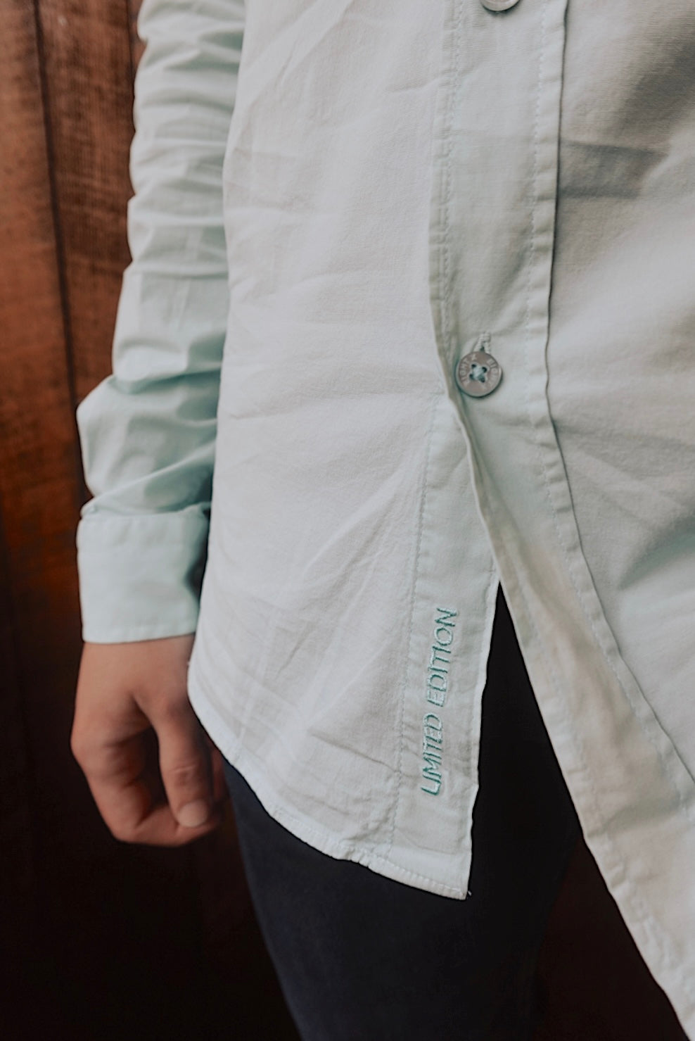 MINT GREEN SOFT COTTON CLASSIC SLIM FIT BUTTON DOWN