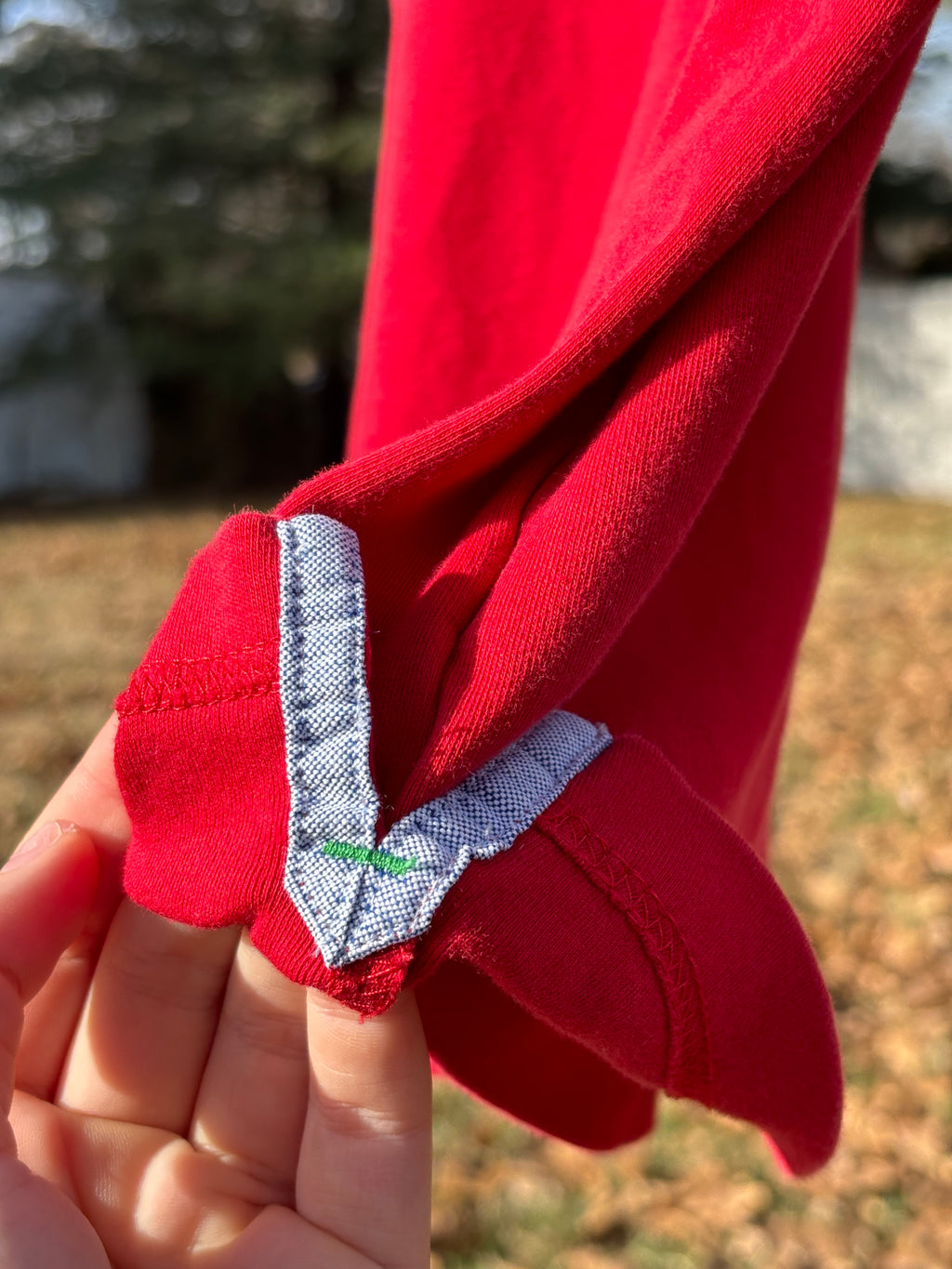 TOMMY HILFIGER: RED COTTON POLO