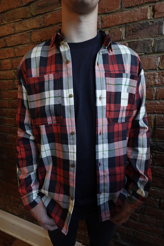 OXFORD PLAID BUTTON DOWN FLANNEL