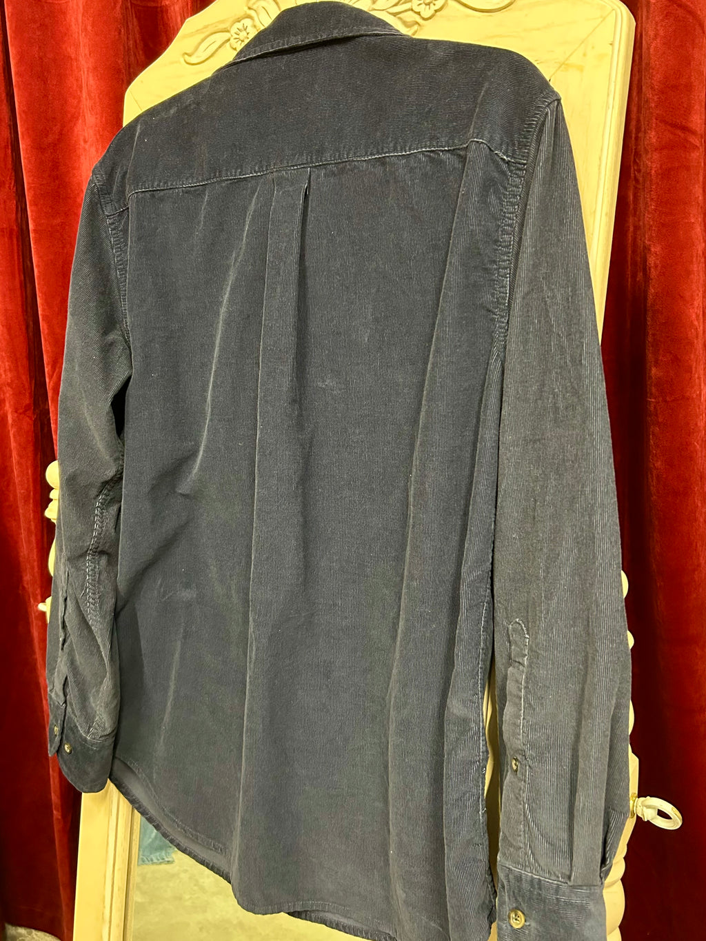 ST JOHNS BAY: NAVY CORDUROY BUTTON DOWN