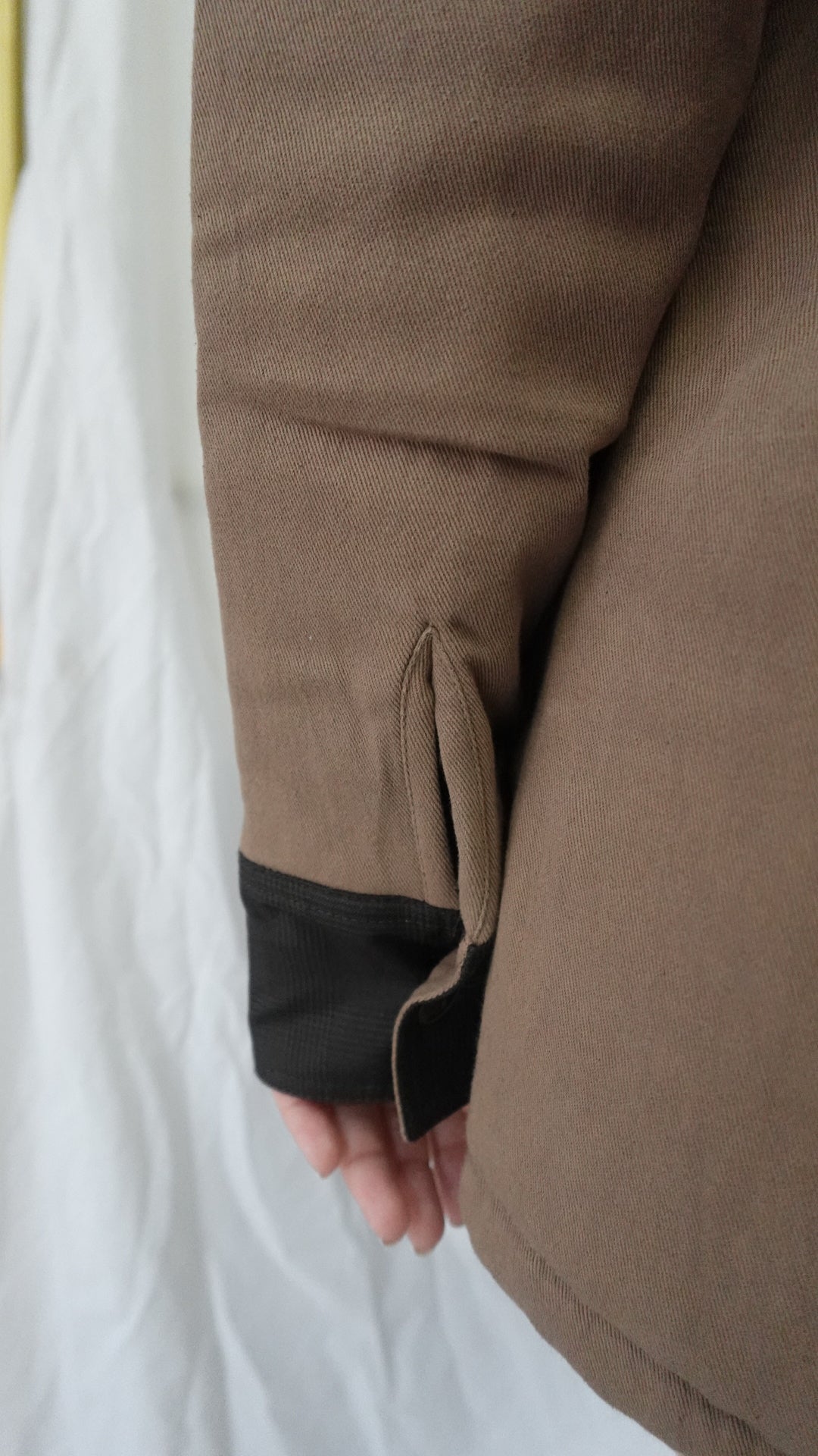 FARM JACKET: BRIDLE BROWN & DARK BROWN PLAID
