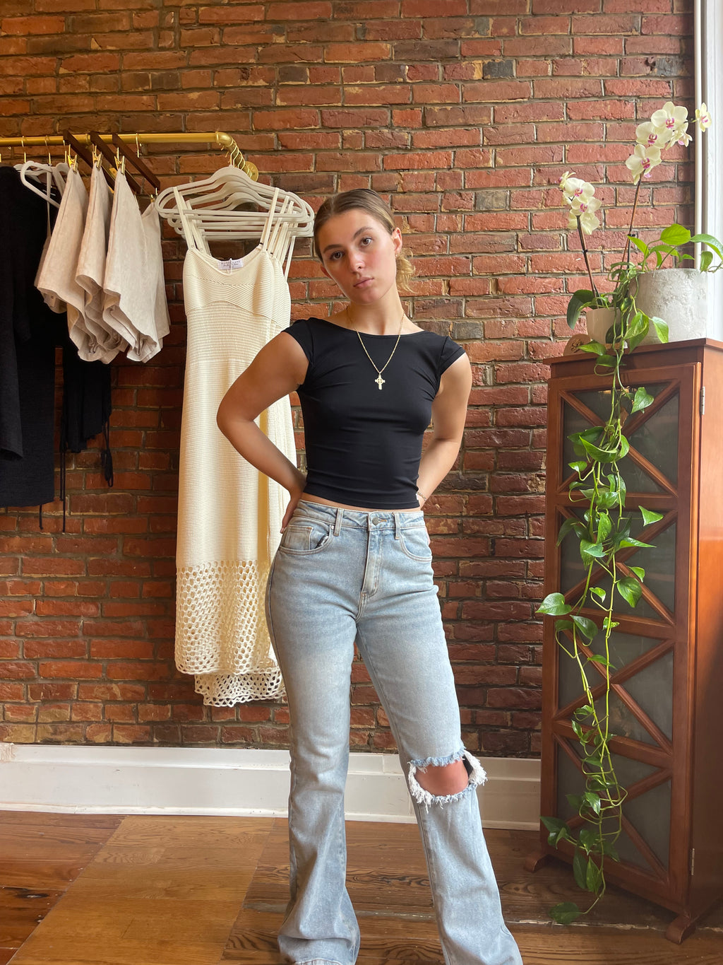 FELICITY FLARE LIGHT WASH JEANS