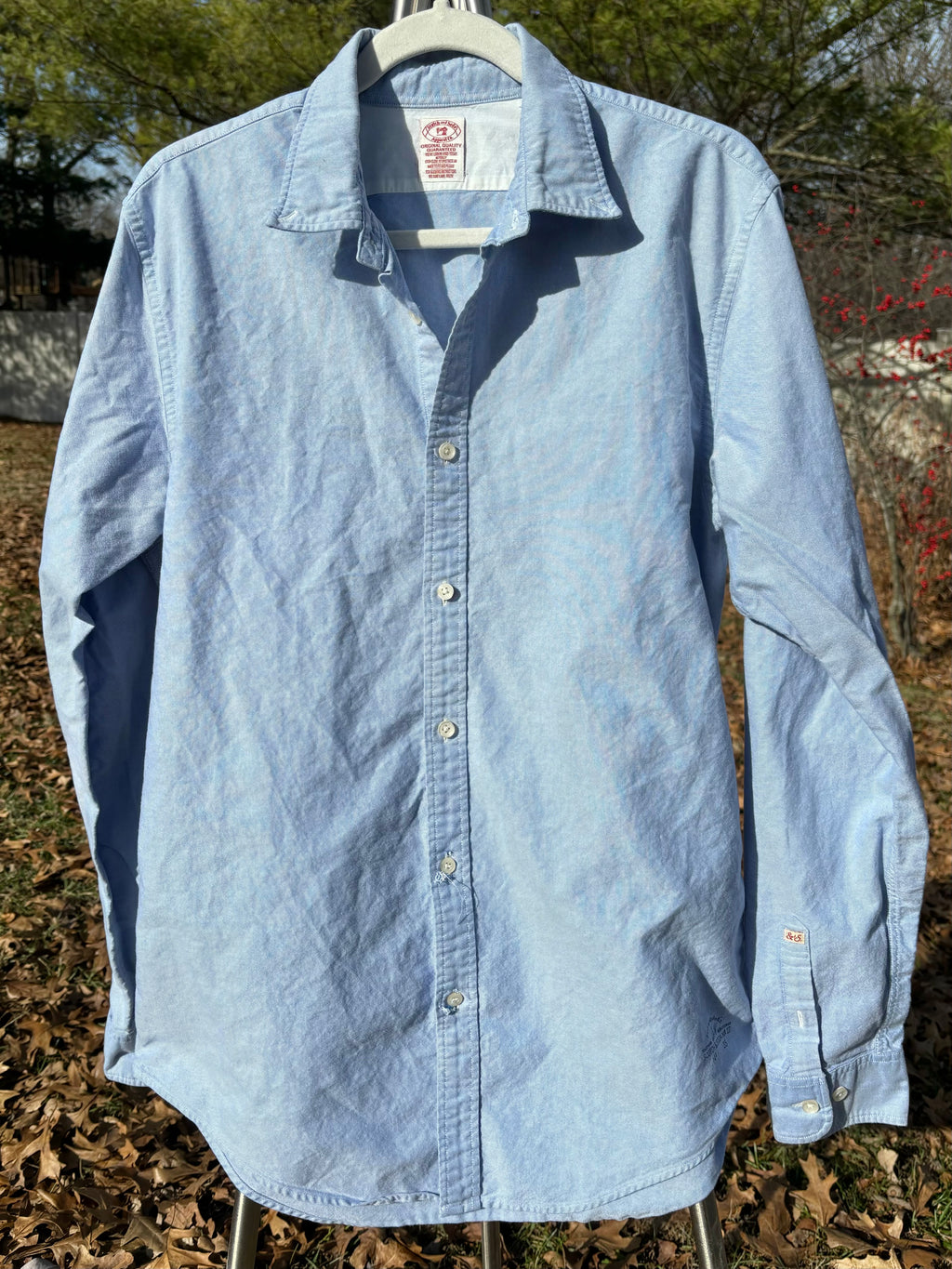SCOTCH & SODA: MEDIUM WEIGHT LIGHT BLUE BUTTON DOWN