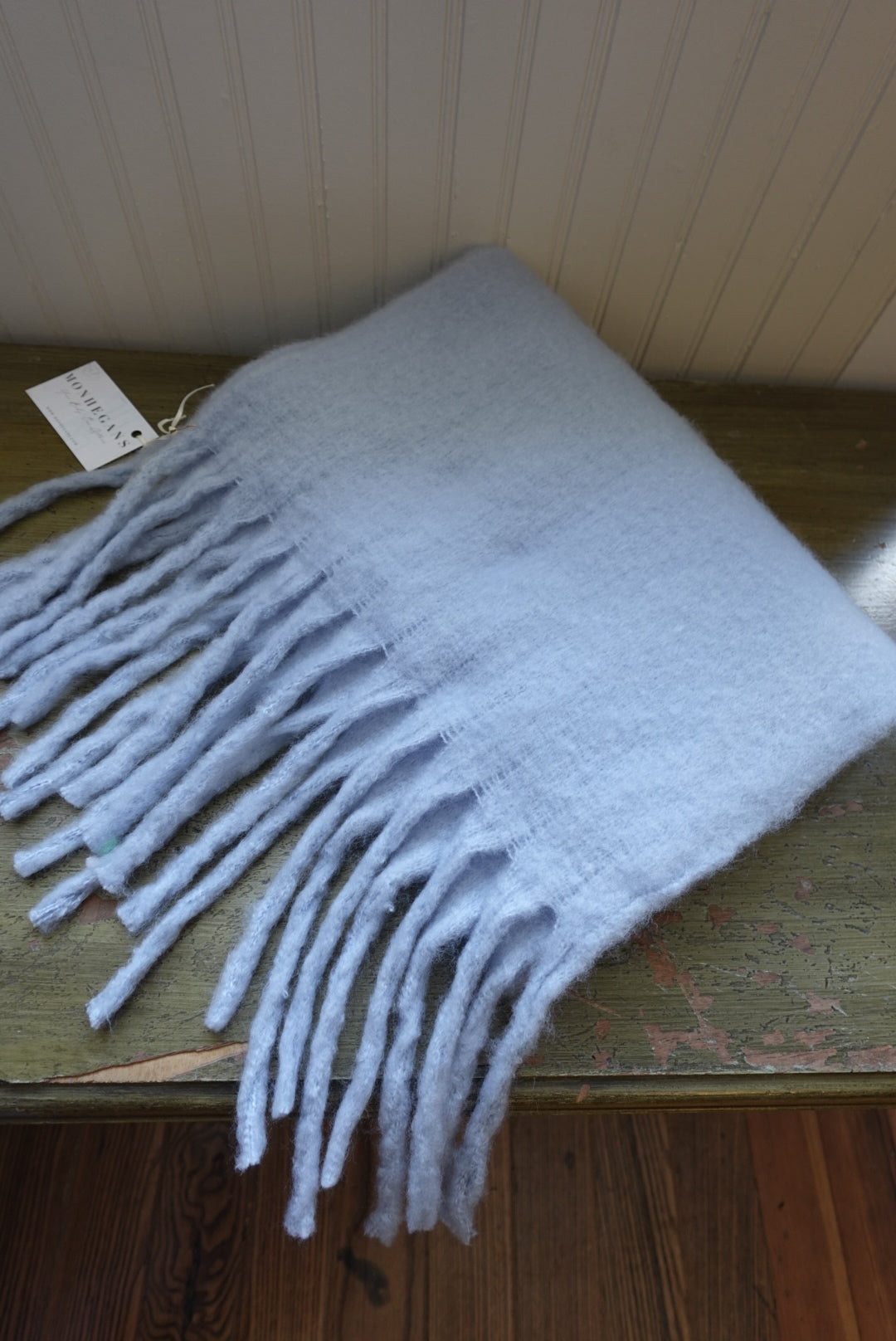 CHUNKY ULTRA SOFT FRINGE SCARF