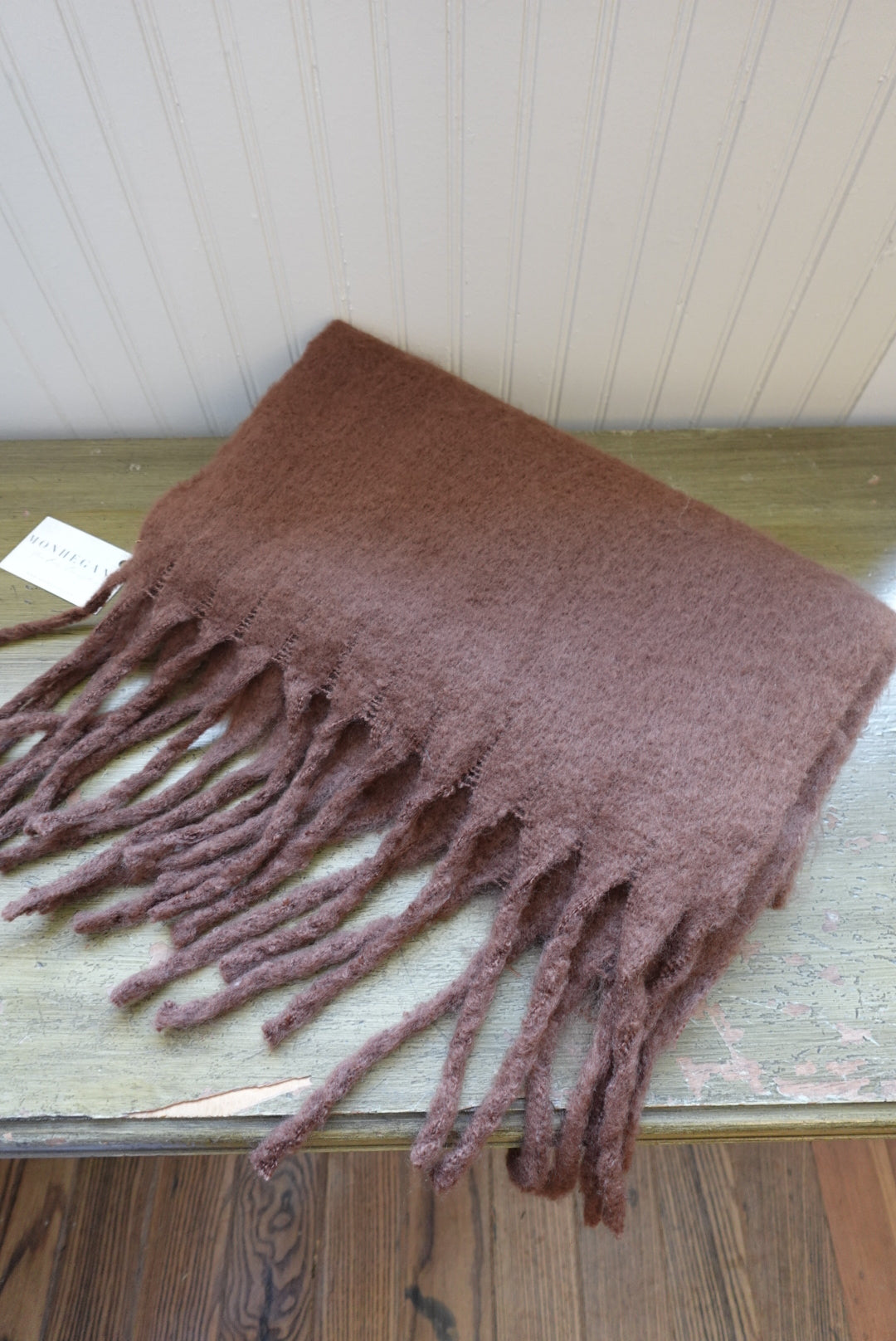 CHUNKY ULTRA SOFT FRINGE SCARF