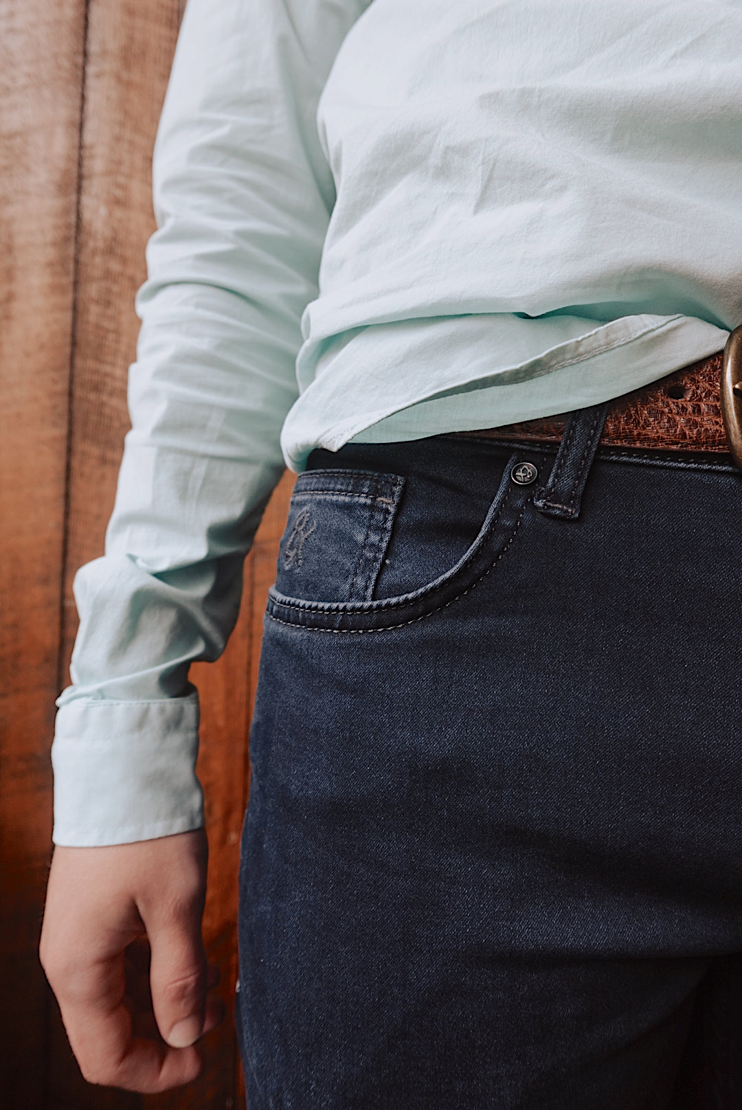 SIMON DARK NAVY WASH ULTRA SOFT DENIM SLIM FIT JEANS