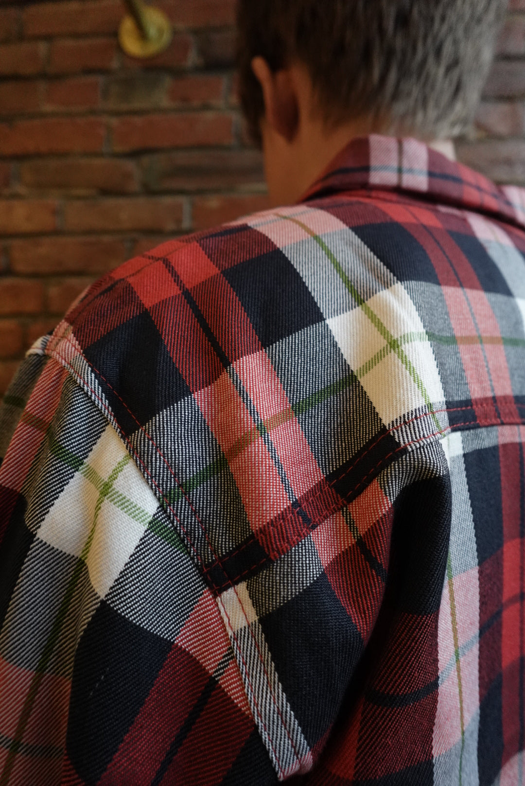 OXFORD PLAID BUTTON DOWN FLANNEL