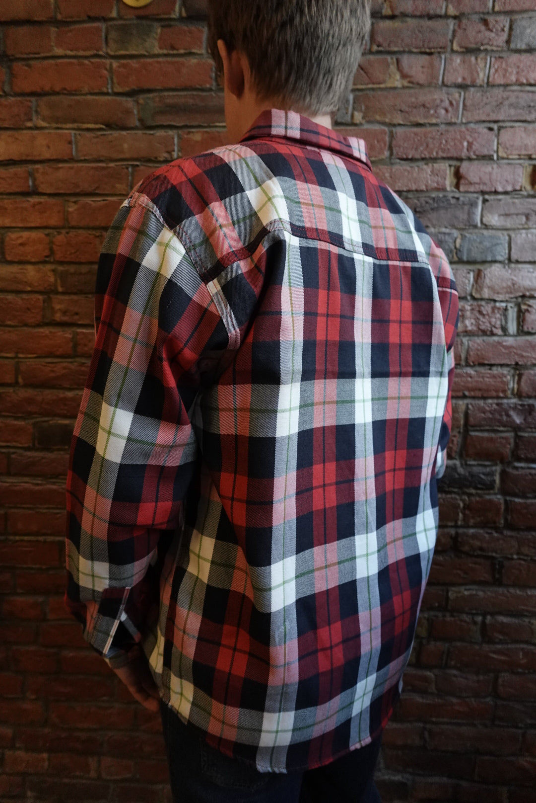 OXFORD PLAID BUTTON DOWN FLANNEL