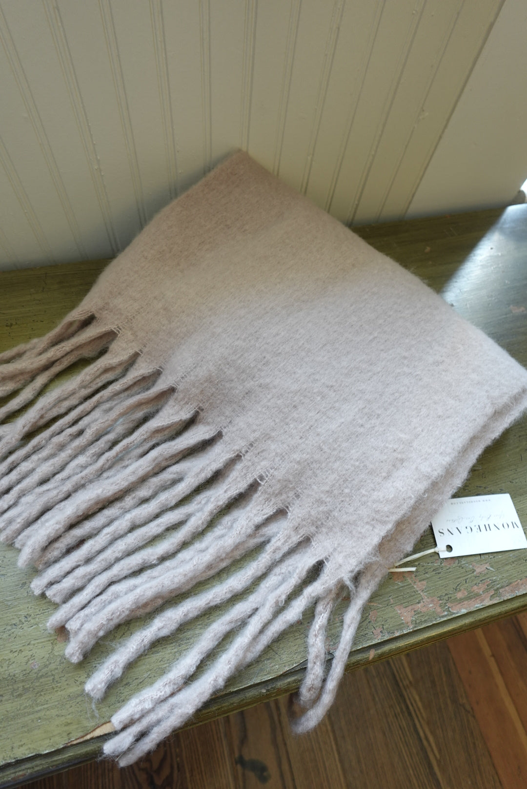 CHUNKY ULTRA SOFT FRINGE SCARF