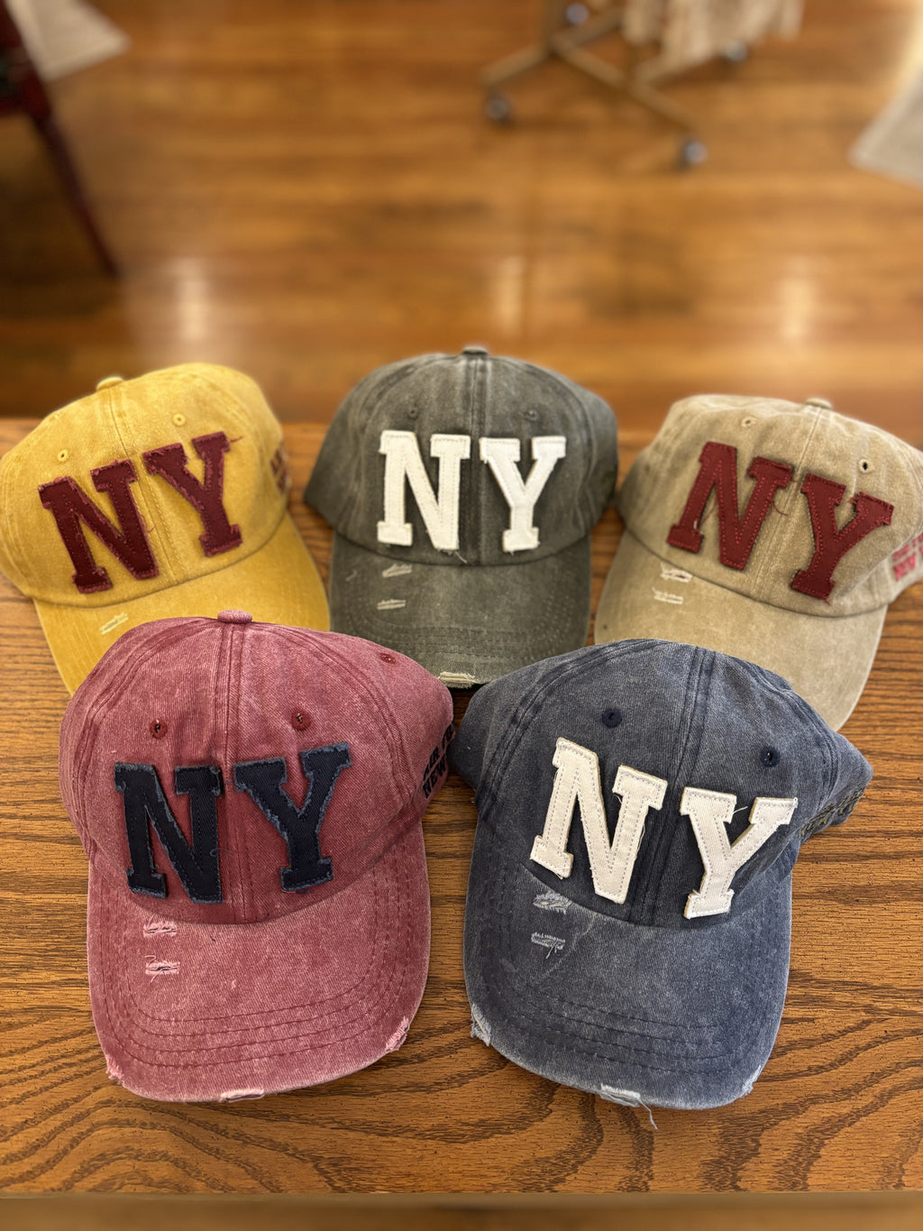 VINTAGE EMBROIDERED AIR FORCE PATCH LETTER NEW YORK UNISEX BASEBALL HAT