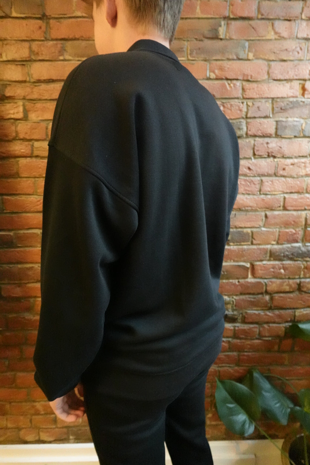 Vineyard Vines Men's Jet Black Blank Sankaty Performance Quarter-Zip