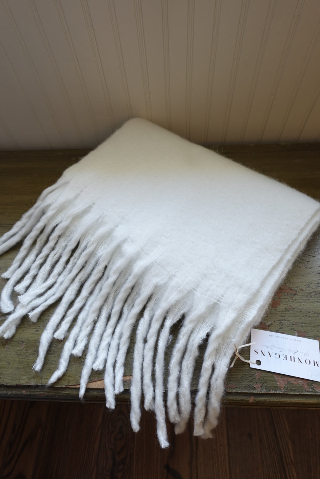 CHUNKY ULTRA SOFT FRINGE SCARF