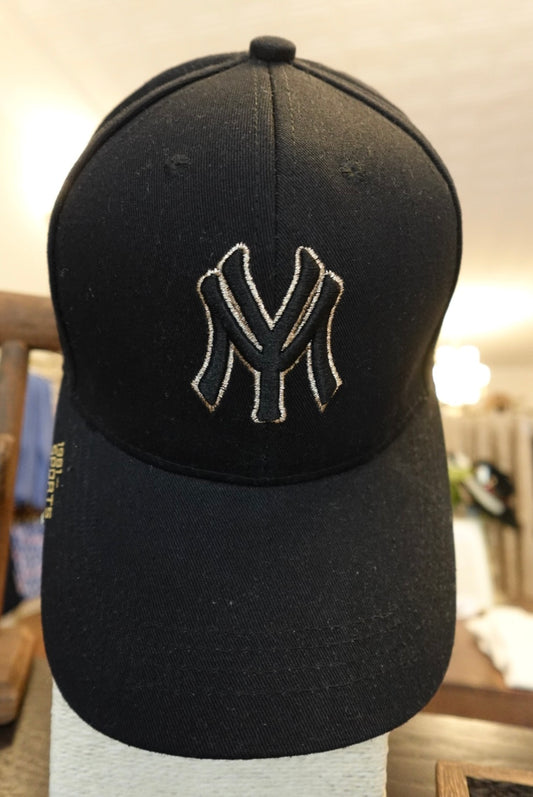 BLACK & GOLD YANKEE NEW YORK UNISEX BASEBALL HAT