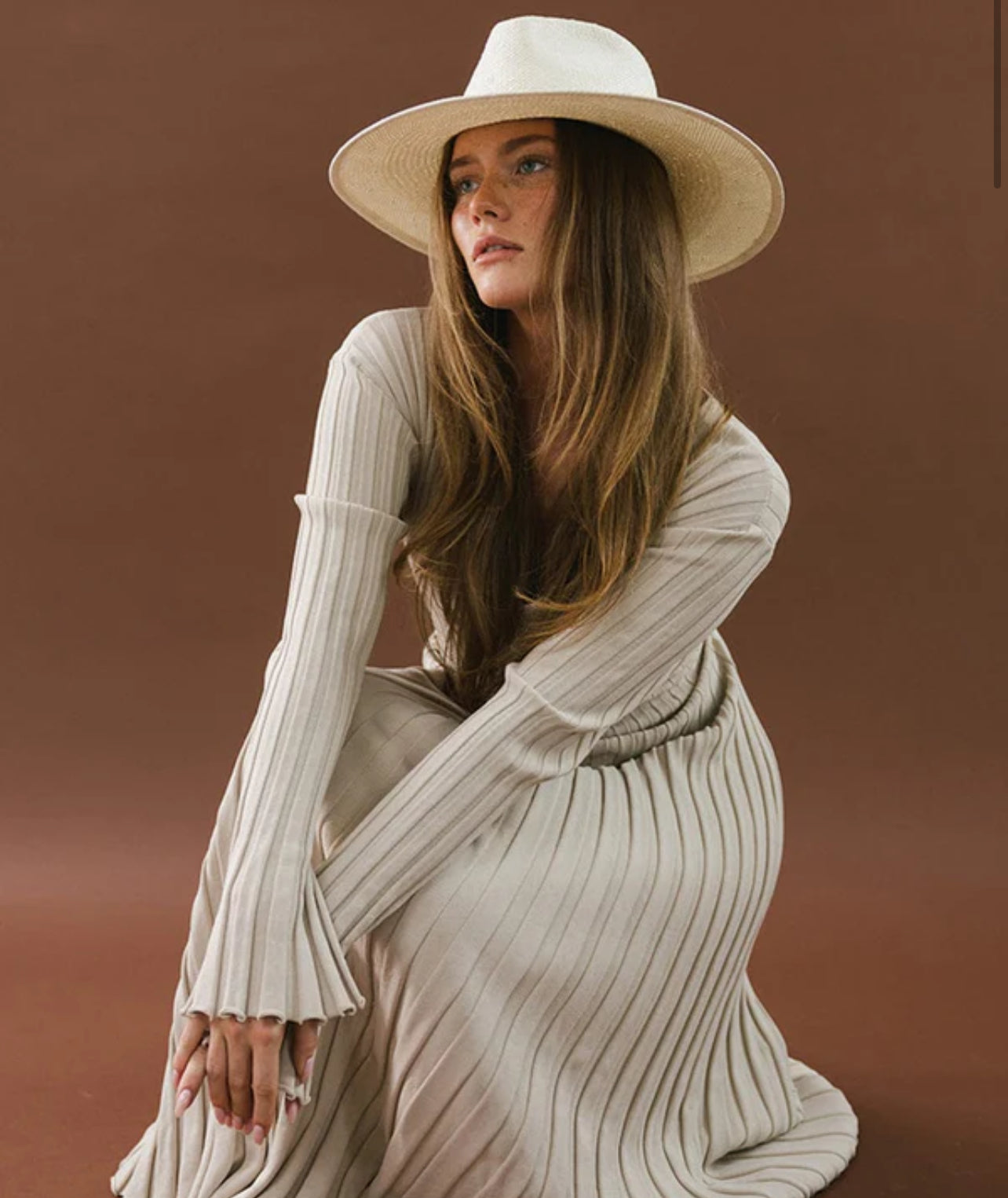 WILLA WIDE BRIM FEDORA WHITE