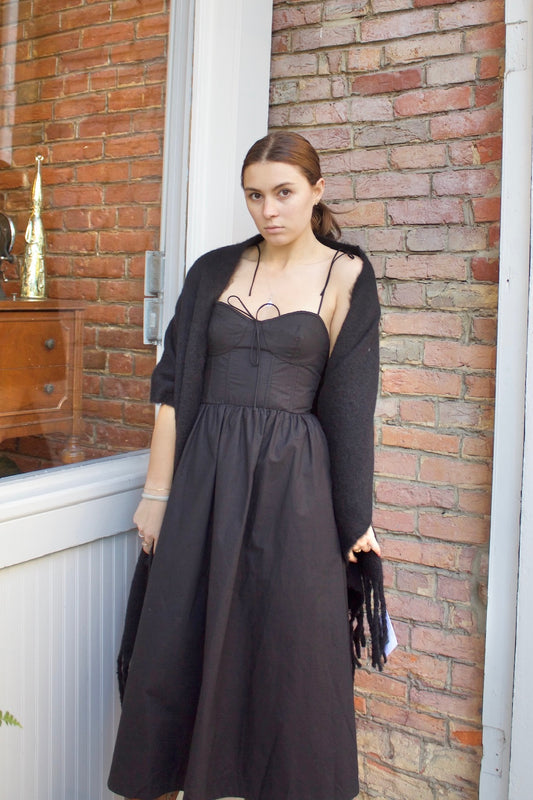 black midi dress formal