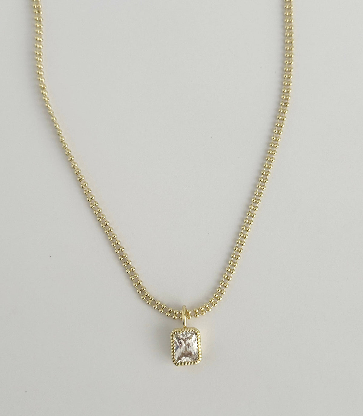 diamond look necklace, affordable fine jewelry, timeless gold jewelry, vintage inspired necklace, unique gold necklace, gift for her, boutique jewelry, elevated everyday jewelry