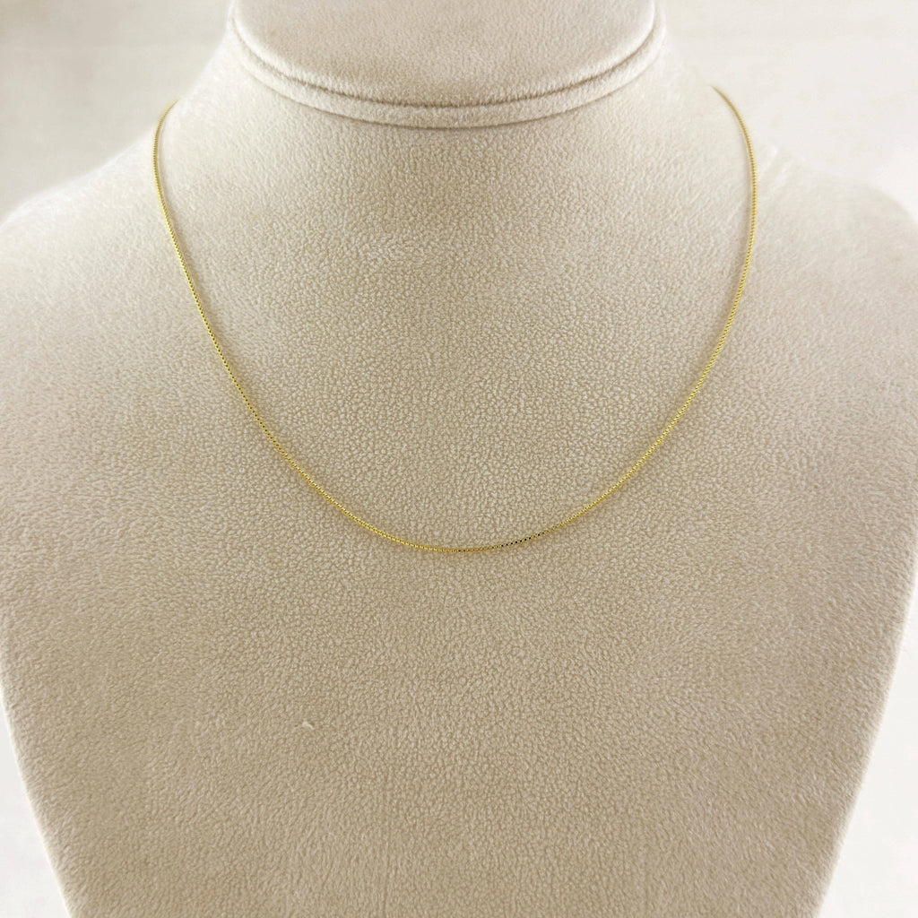 gold box chain, box chain necklace, diamond cut chain, gold filled necklace, 18k gold filled necklace, thin gold chain, dainty gold necklace, delicate gold chain,