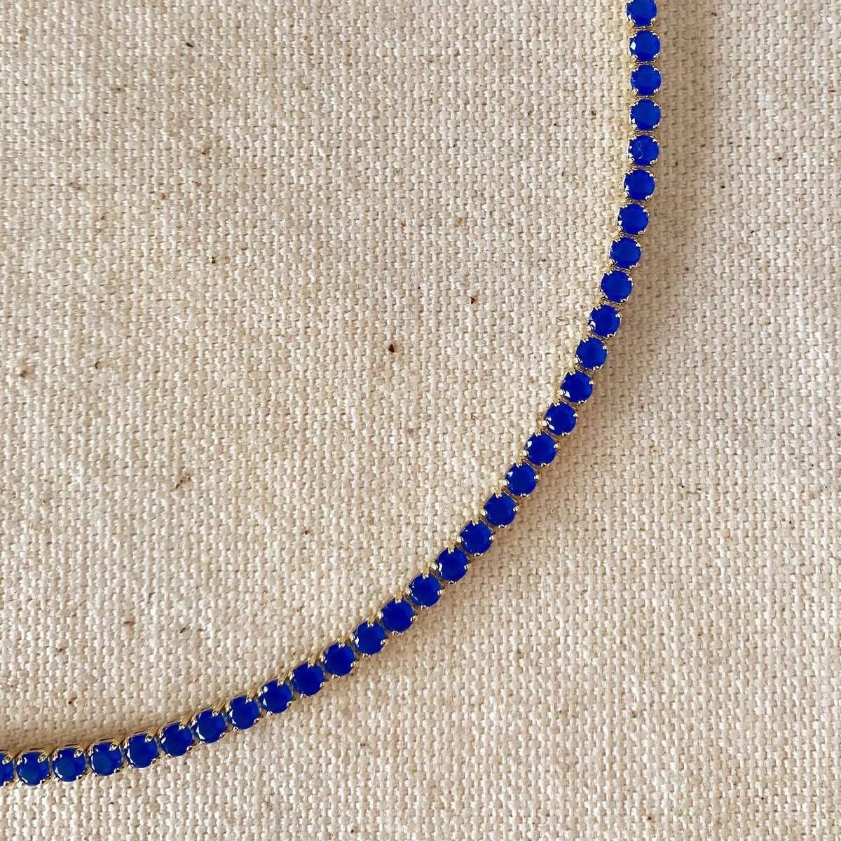 gold filled necklace, 18k gold filled necklace, non tarnish necklace, affordable tennis necklace, affordable gold necklace,
