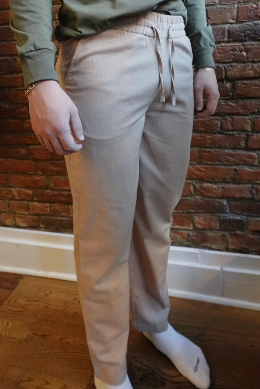 linen beach pants men's