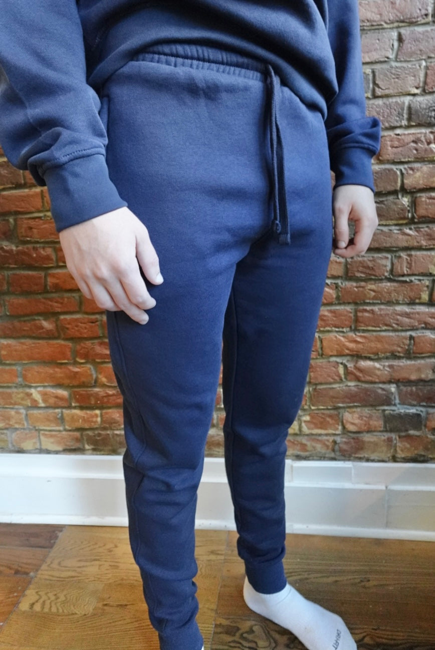 navy mens joggers