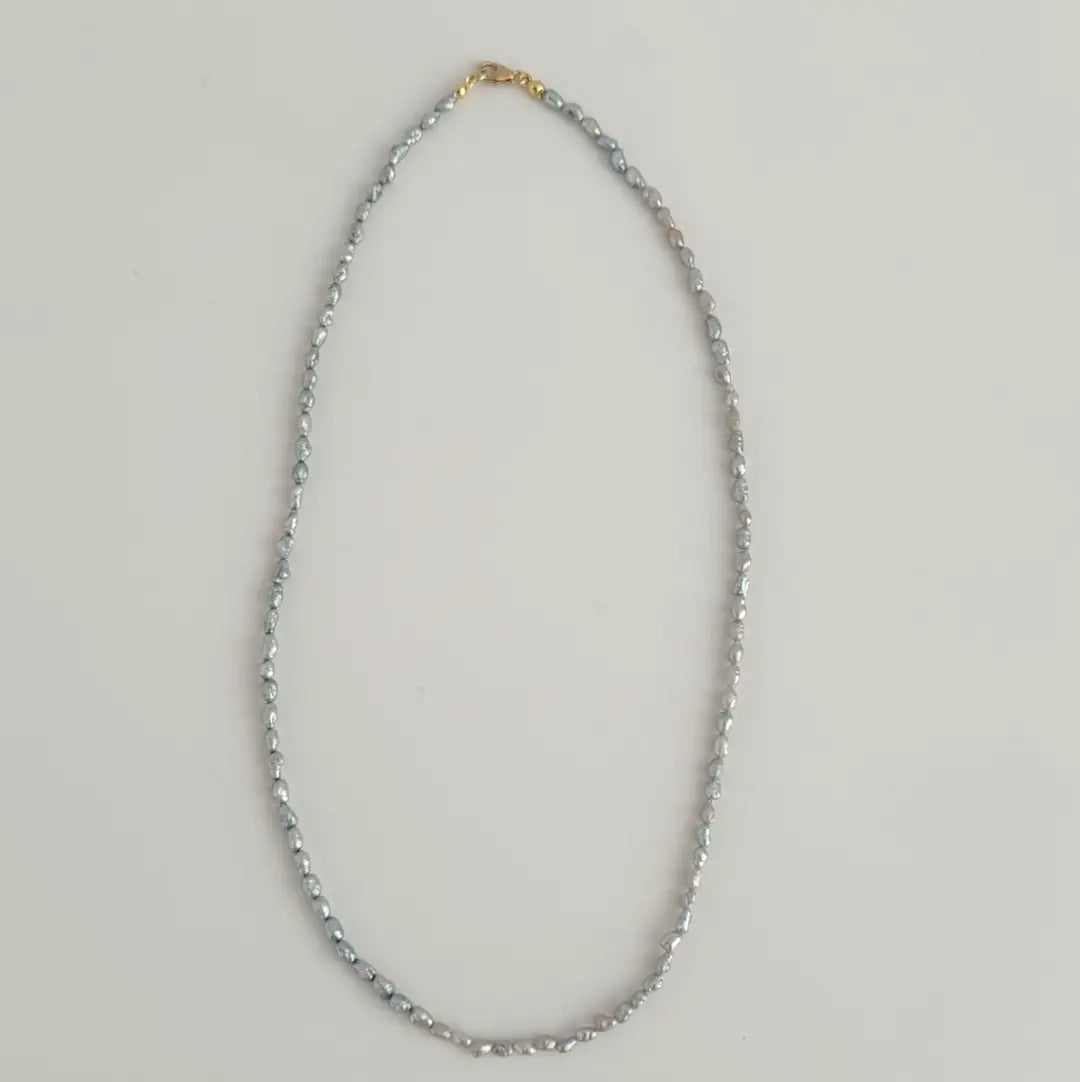 non tarnish necklace, waterproof jewelry, affordable pearl jewelry, 18k gold plated necklace, coastal jewelry,