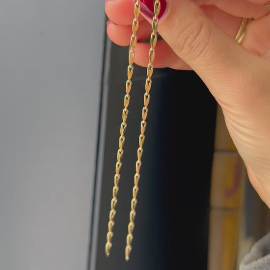 date night gold earrings