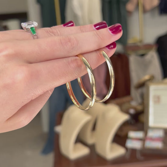 big nice gold hoops