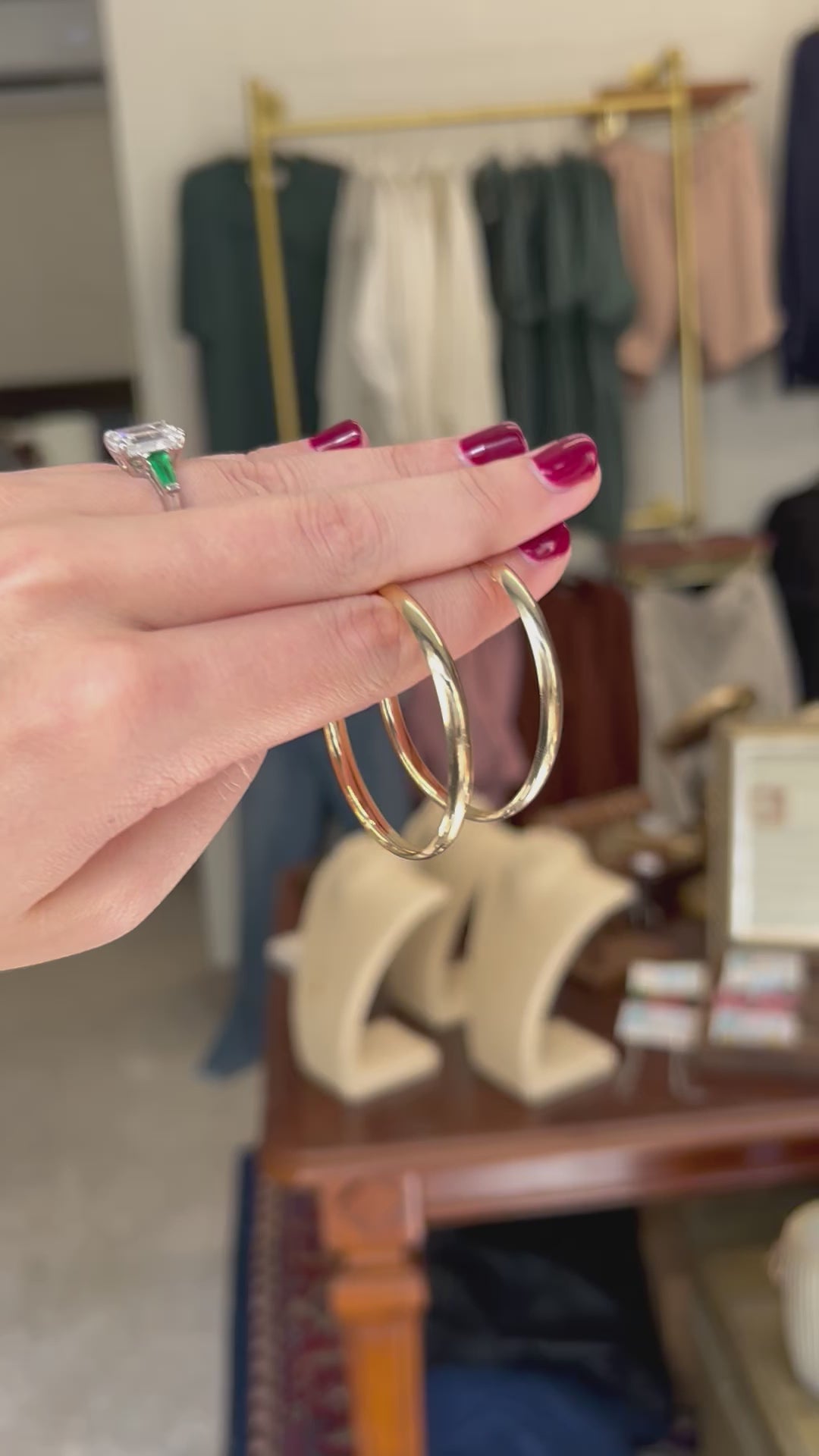 big nice gold hoops