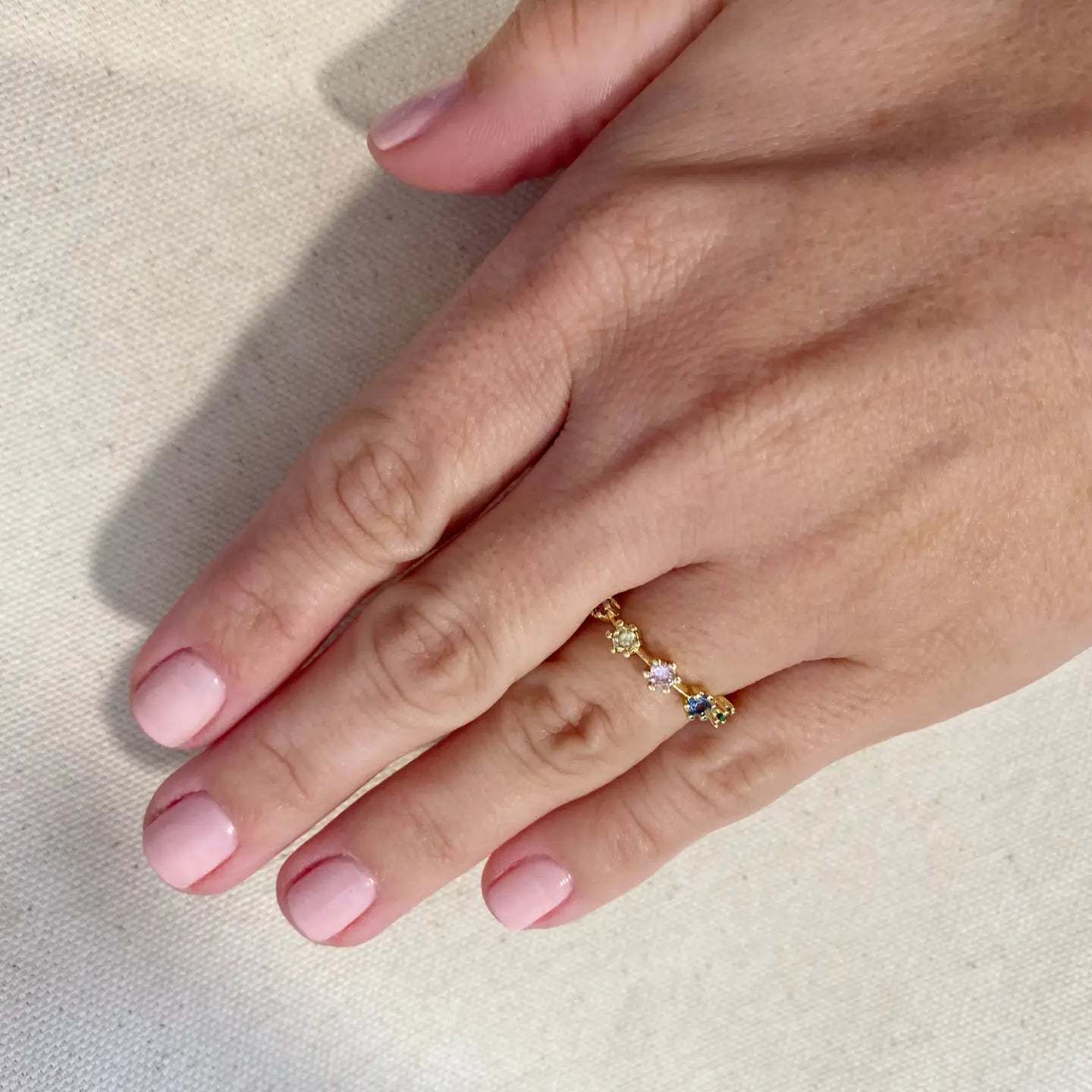 summer jewelry, everyday ring, stackable ring, 18k gold plated ring, hypoallergenic jewelry, luxury look for less